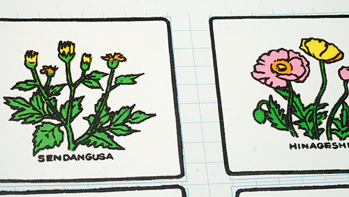 画像: ビニタイル はがせ〜る アクセサリーシール3 花柄2種