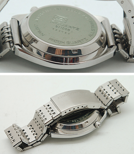 画像: アンティーク腕時計 リコー RICOH リクォーツ虎目石文字盤571009(電池式)