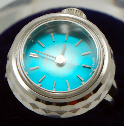 アンティーク時計 セイコーSEIKO指輪時計(手巻) - マングル